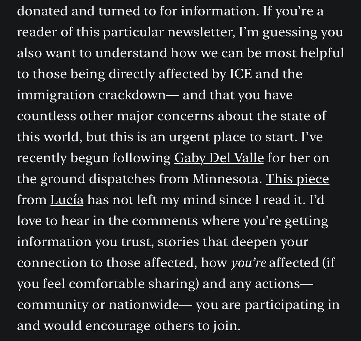 Lena Dunham just shouted me out in her latest Substack article!!!!!!!!!!!!!!!! 😭🤪🤯🫨🥹🙈🩷