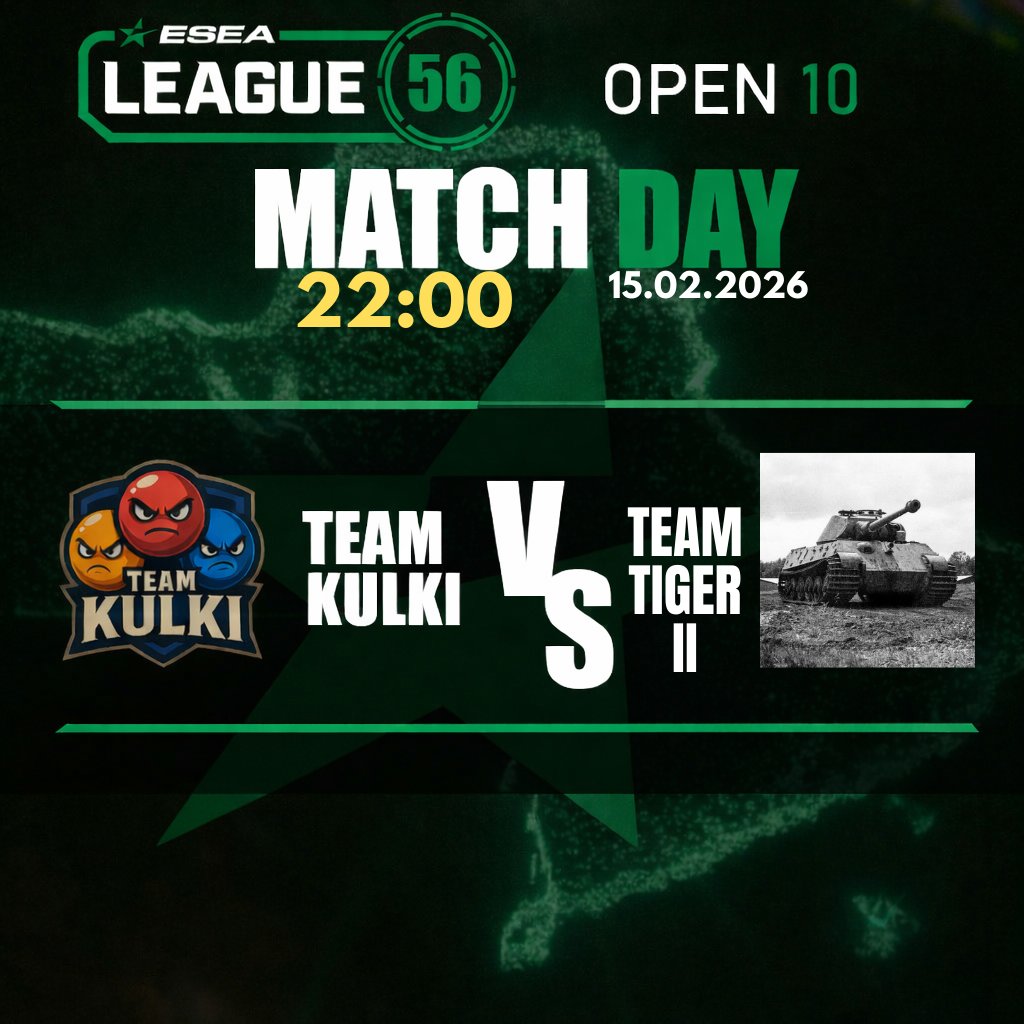 🚨MATCHDAY🚨

⏰22:00
🆚TEAM TIGER II🇬🇧
🎥twitch.tv/luczynek