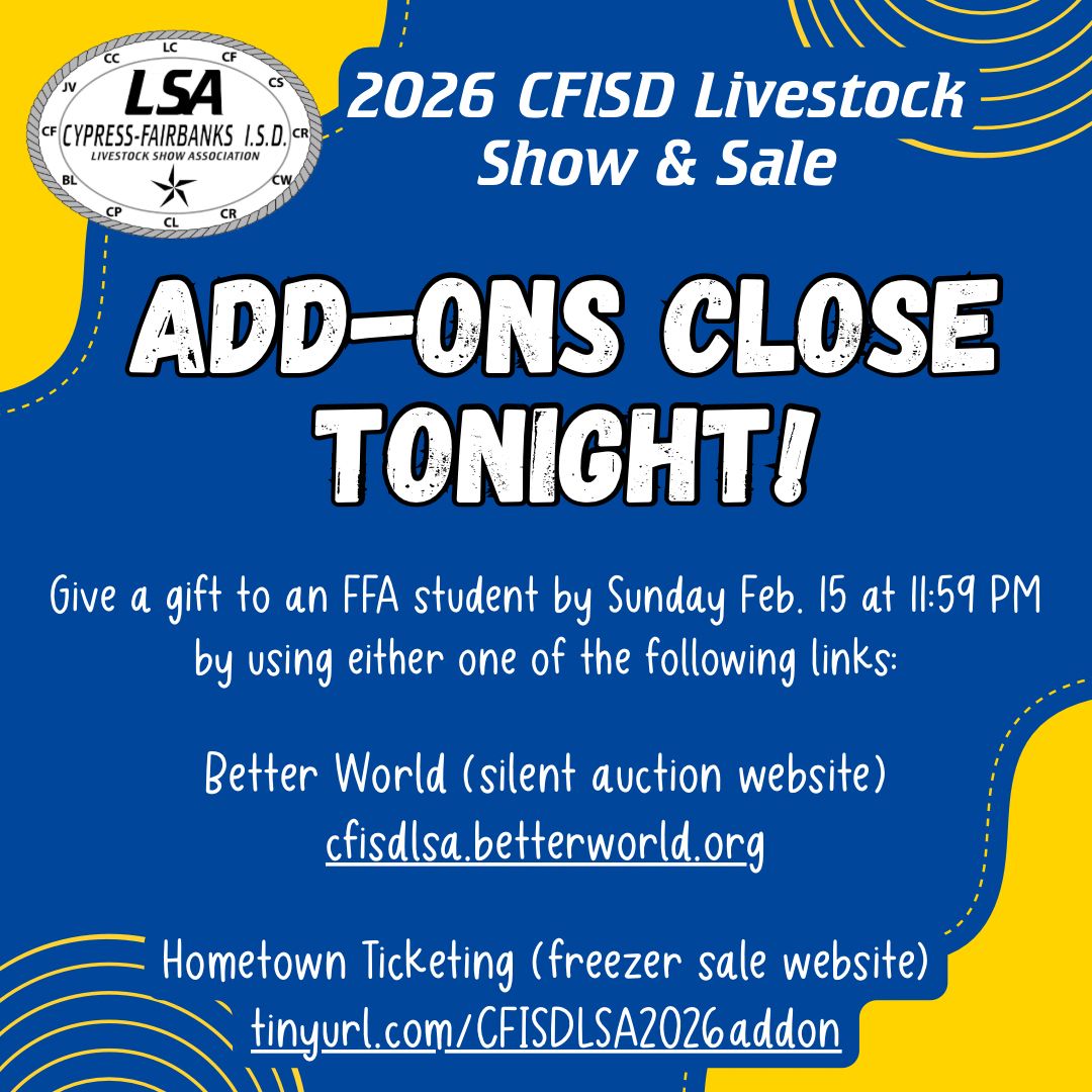 CFISD Livestock Show tweet media