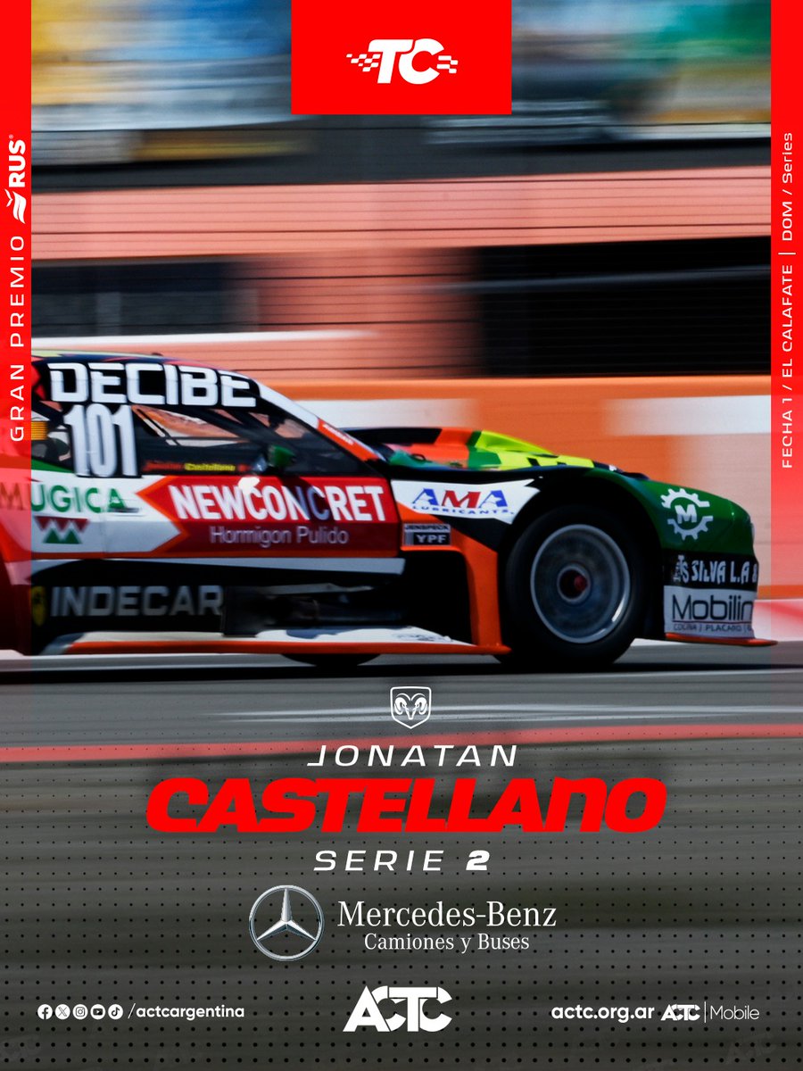 actcargentina's tweet image. 👉 @nicomoscardiniok , @pincholobe y @jbdebenedictis se quedaron con las series del #TC en El Calafate 👏

#ACTC