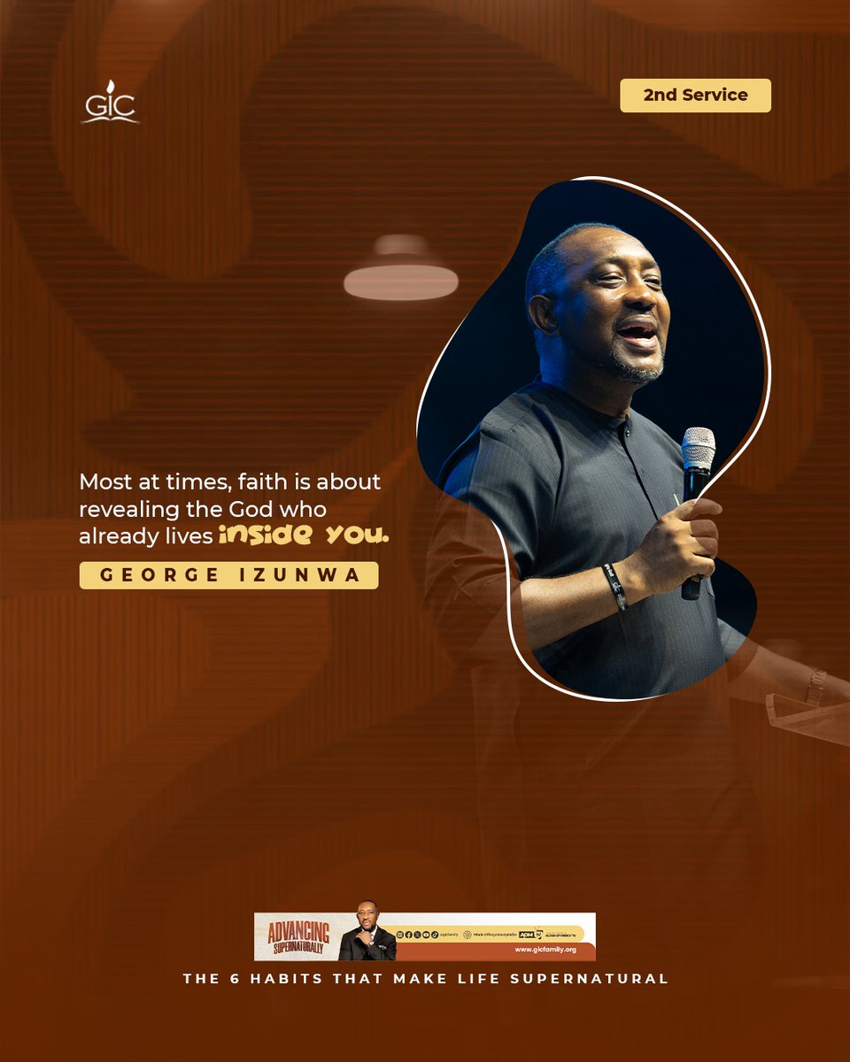 Georgeizunwa's tweet photo. In second service today, we looked at Practicing the presence of God, one habit to making life supernatural!
If you missed the Word from today, you can watch now on YouTube @gicfamily!
Jesus Exceeds Expectations!
#gicfamily #sundaysatgateway #GatewayExperience #GeorgeIzunwa https://t.co/Dj0HtQ2759