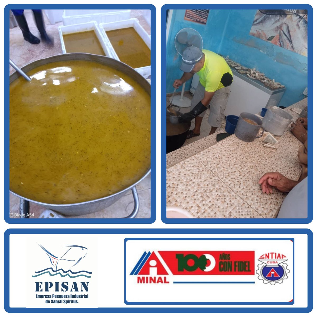 Desde EPISAN @GrupoPpesquero una nueva opción en los Puntos de Venta: Caldos de Vegetales y Pescado. Se parte de la experiencia y el aporte a la alimentación en nuestras localidades desde #SanctiSpíritusEnMarcha <a href="/Comunicaci2643/">PESCASPIR en X</a> <a href="/AlexisLorente74/">Alexis Lorente Jiménez</a> <a href="/DeivyPrezMartn1/">Deivy Pérez Martín</a> <a href="/AlbertoLopezcu/">Alberto López Díaz</a> 🇨🇺