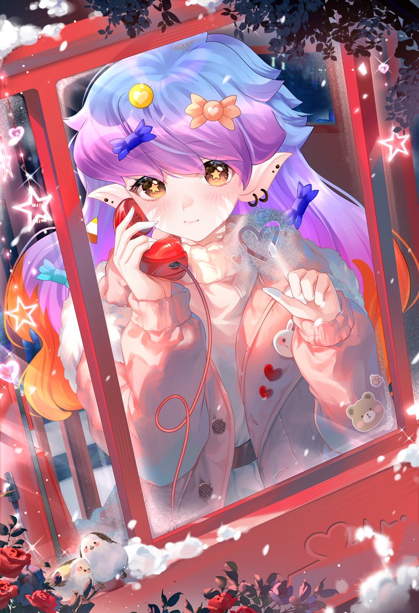 It’s a bit late, but thank you for being with me on Valentines Day. 🩷

.
.
.

Don’t cause too much chaos without me little Syrups, I’ll be home soon okay!? ✨ 
I have some Chocolate we can share🍫