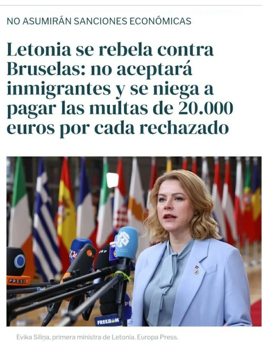 Ni inmigrantes ni multas, Letonia se planta ante los inútiles de Europa