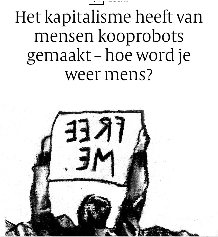 Jolande Withuis weer er al eens op hoe ergerlijk de morele tractaten in kranten zijn waarin de lezer medeplichtig wordt gemaakt aan “verkeerd” gedrag. Journalist Vincent Kouters heeft er niets van geleerd en zegt dat “we” allemaal “kooprobots” zijn. Spreek voor jezelf, Kouters.
