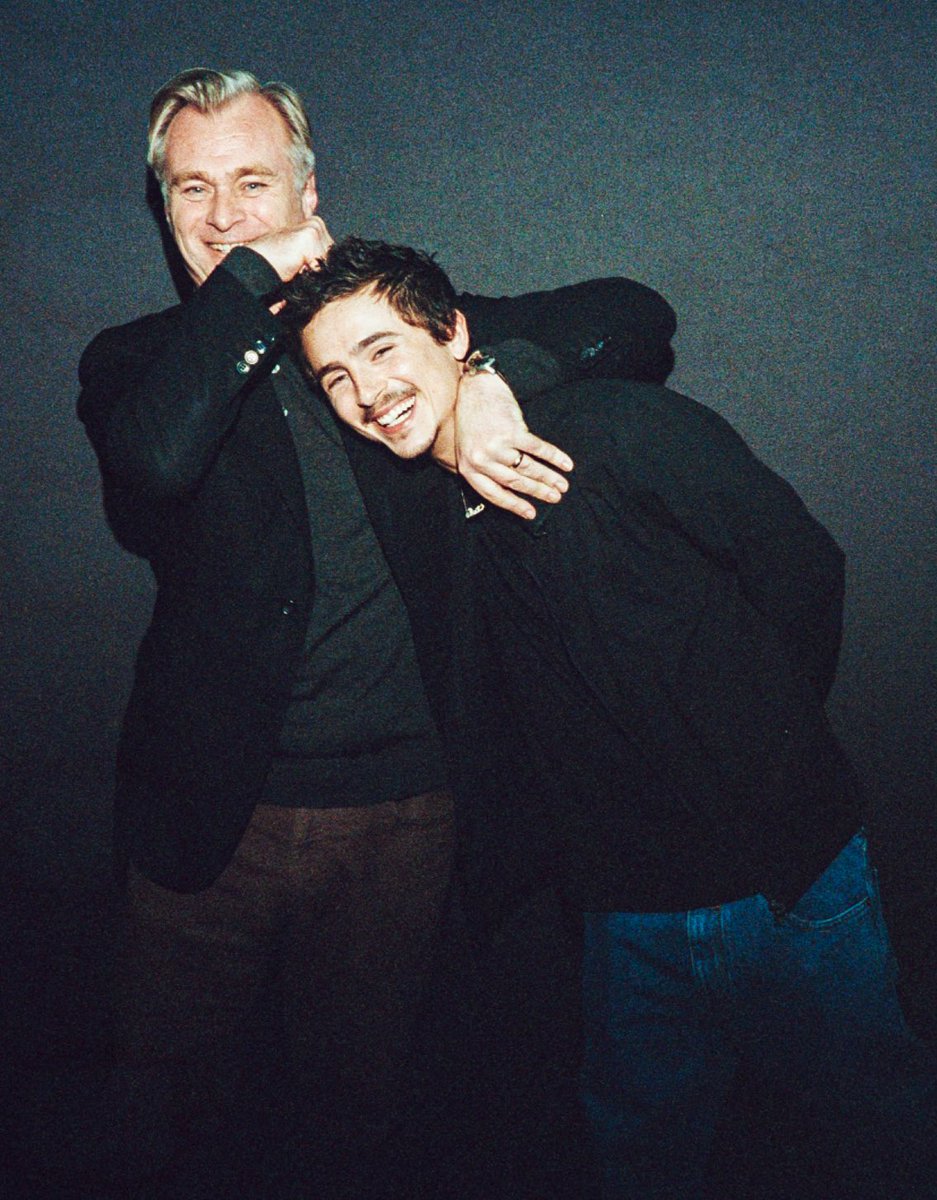 Christopher Nolan and Timothée Chalamet reunited at a Q&amp;A for ‘INTERSTELLAR’. 

📸 <a href="/selashiloni/">Sela Shiloni</a>