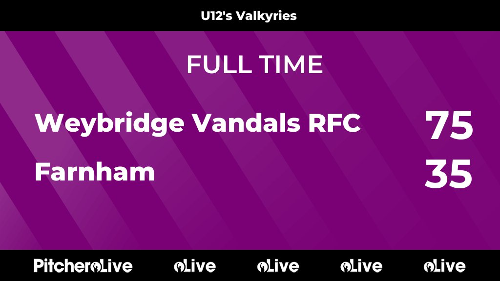 Weybridge Vandals RFC Senior tweet media