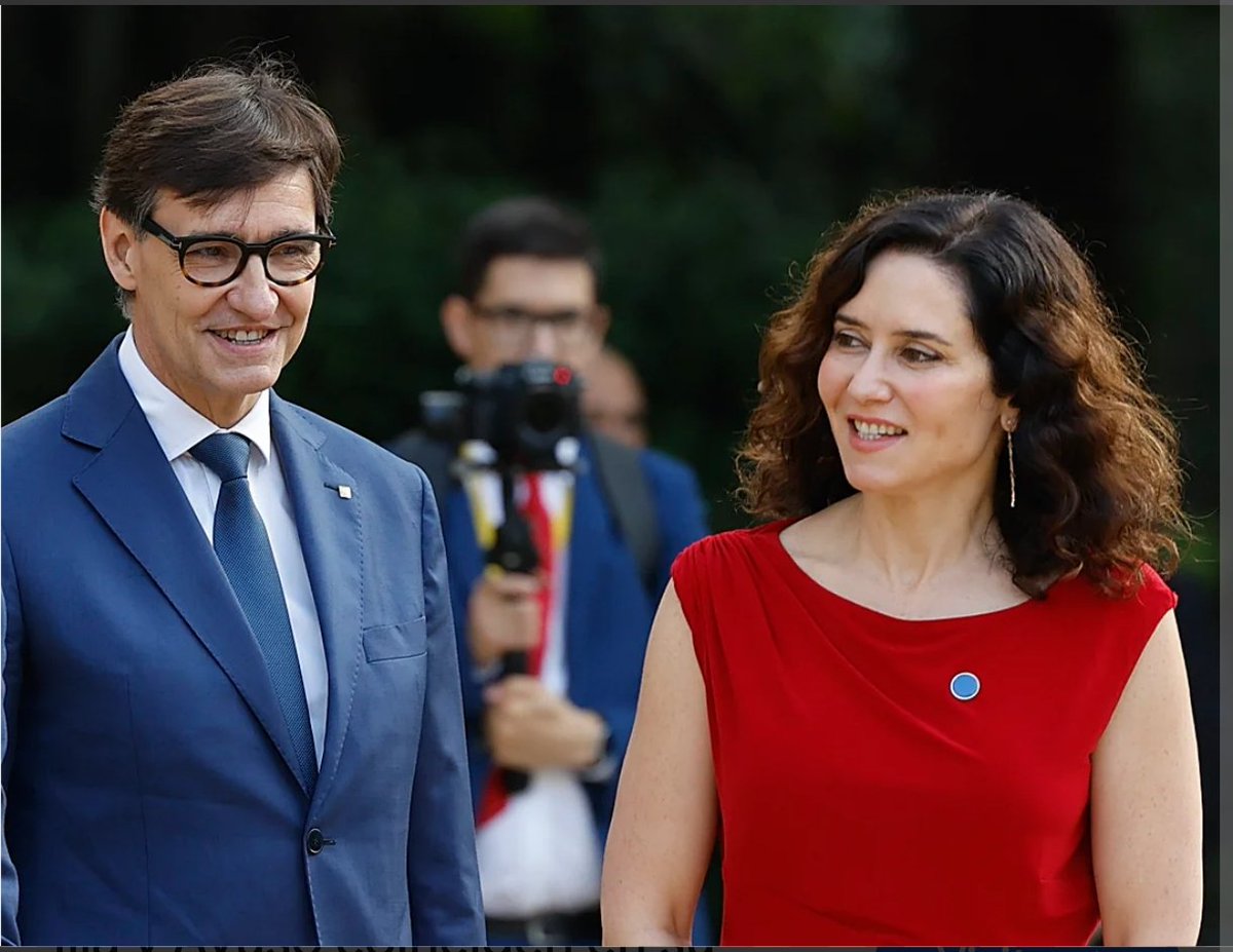 FonsiLoaiza's tweet image. El Govern catalán de Salvador Illa, exministro de Sanidad, ha condicionado parte de los fondos públicos de los centros de salud a que los médicos no alarguen la duración de las bajas laborales. ¿En qué se diferencia de las políticas reaccionarias de la derechista Ayuso en Madrid?