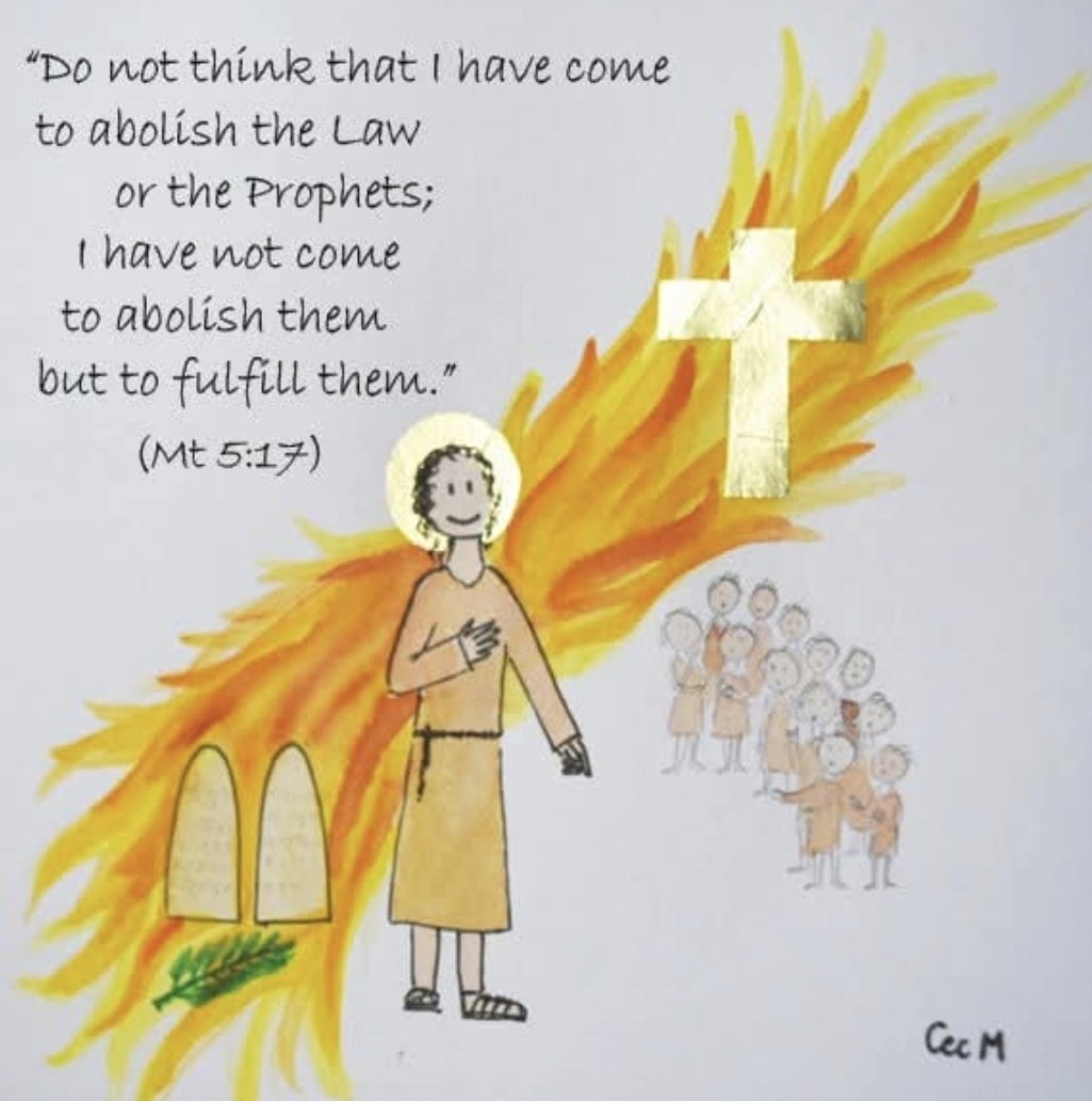 #6thSundayinOrdinaryTime Gospel: Matthew 5: 17-37 We must obey the spirit, and not just the letter of the law #LearningtogetherinChrist 💙🙏