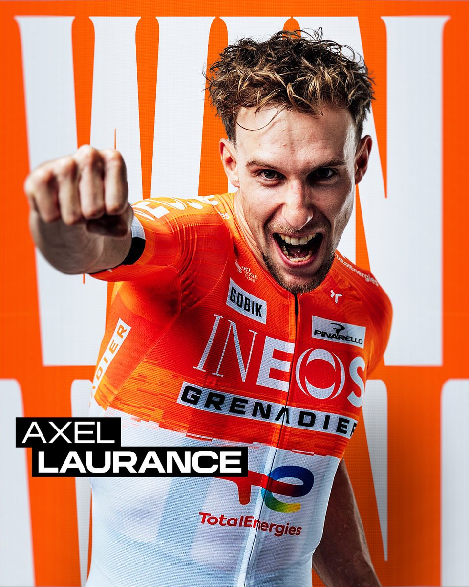 What. A. Ride @laurance_axel!!!! 💪💪💪 A gutsy breakaway performance pays ...
