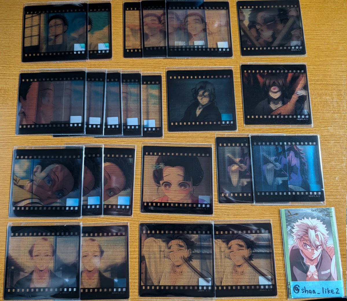 交換譲渡】鬼滅の刃 ダイニング第四期 お楽しみくじ 譲 狛治、恋雪、猗