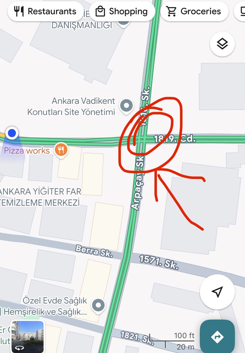 Keçiören Yükseltepe Arpaçay Sokak’ta işaretli kısımda oluşan çukur araçlara zarar veriyor. Yağmur yağdığında tehlike oluşturuyor. Asfalt atılması gerekiyor.
<a href="/askiankara/">ASKİ Genel Müdürlüğü</a> <a href="/mavimasa/">Başkent153</a> <a href="/keciorenbeltr/">T.C. KEÇİÖREN BELEDİYESİ</a> <a href="/mansuryavas06/">Mansur Yavaş</a> <a href="/OzarslanMesut/">Dr. Mesut Özarslan</a>