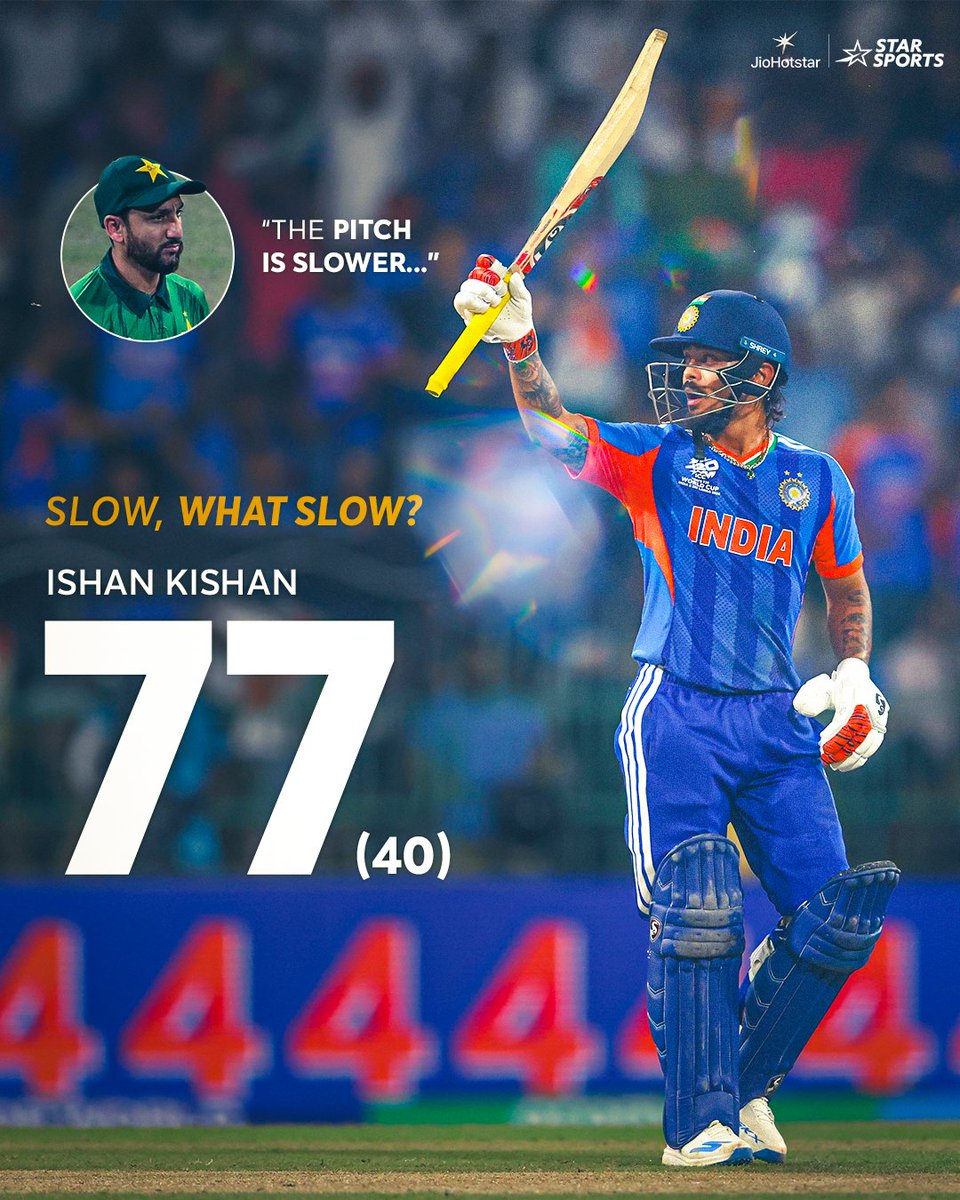 RNjHA_IND's tweet photo. आज असली धमाका तो अपने किशन ने किया 🔥
77 रन, जबरदस्त स्ट्राइक रेट 💪
बाकी बल्लेबाज़ों का दिन साधारण रहा,
लेकिन कुल मिलाकर अच्छा टोटल खड़ा कर दिया 🇮🇳🏏
#IshanKishan 🏏
#TeamIndia 🇮🇳
#INDvsPAK 🔥
#CricketFever
#MatchOn
#BleedBlue 💙 https://t.co/ygy9HirhMN