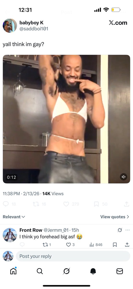 Front Row tweet media