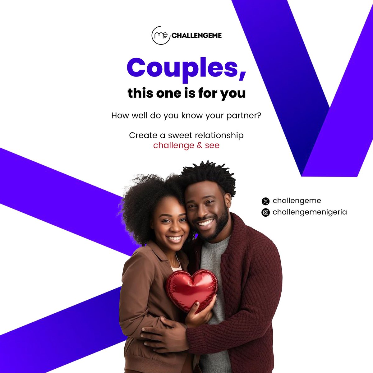 Couples, this one is for YOU 💕
How well do you *really* know your partner? 👀

Create a sweet relationship challenge, test the love, and see who knows who best 😍

#ChallengeMe #CouplesChallenge #RelationshipGoals #LoveAndFun #TestYourLove #CoupleGoals #PlayTogether