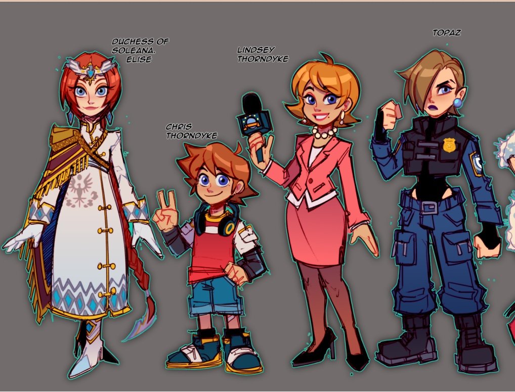 Some humans in sonic style⚡️🌀