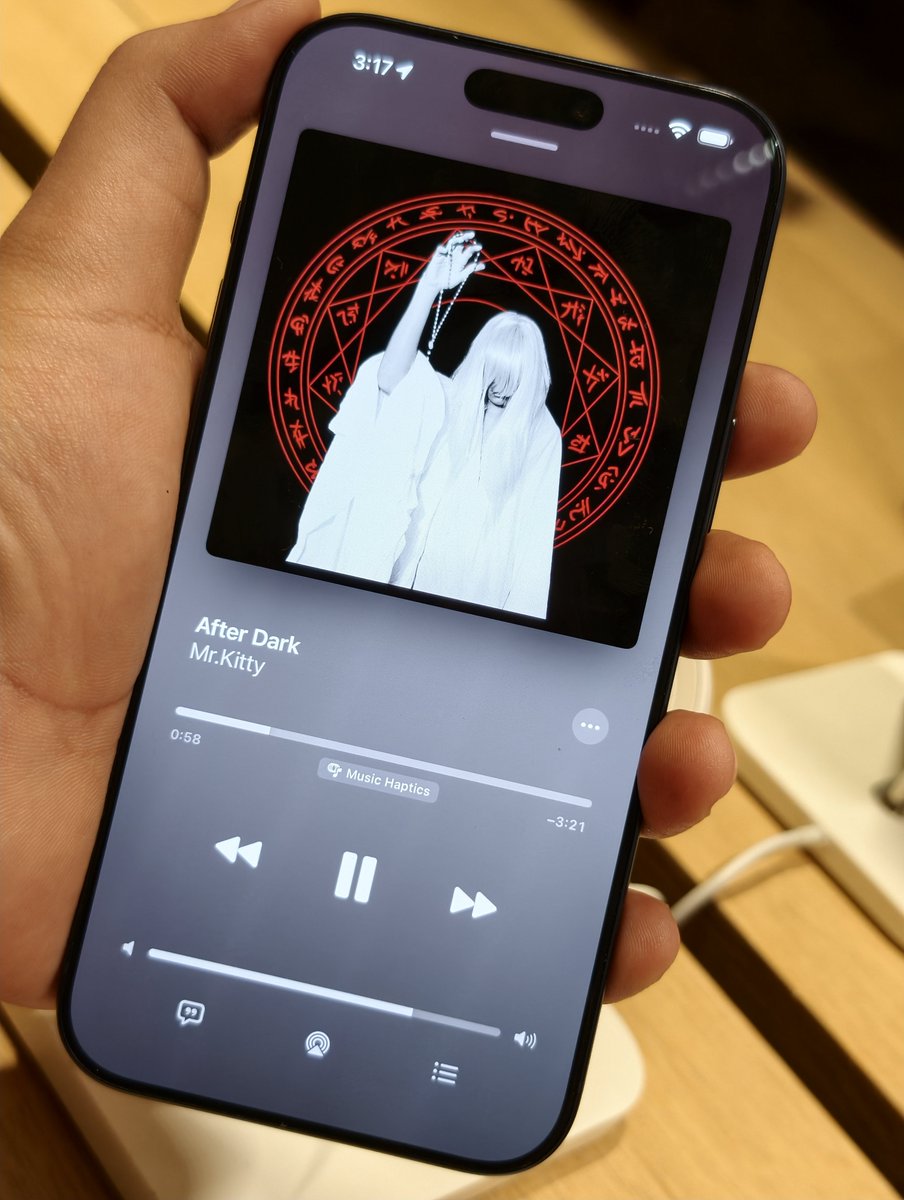 If you own an iPhone and use Apple Music, try turning on Music Haptics from settings.

It surely is an unique and fun experience you can't get on Android.