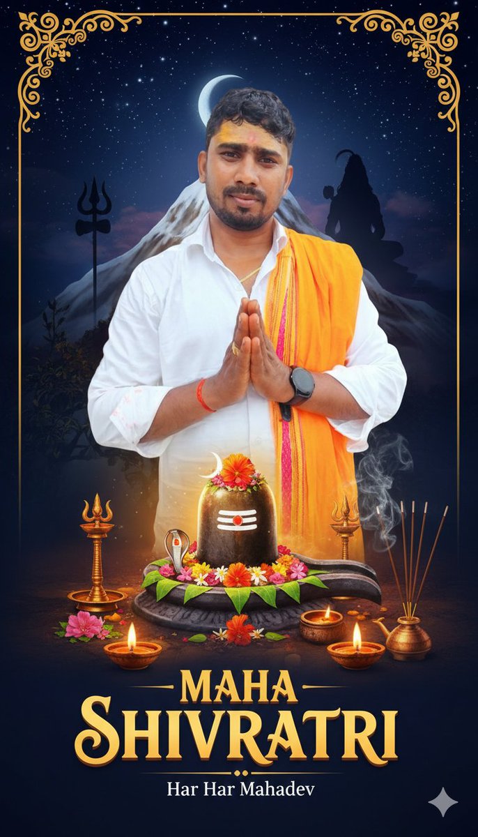 GramBargo's tweet photo. Happy Mahashivratri https://t.co/fk2LpKxXny