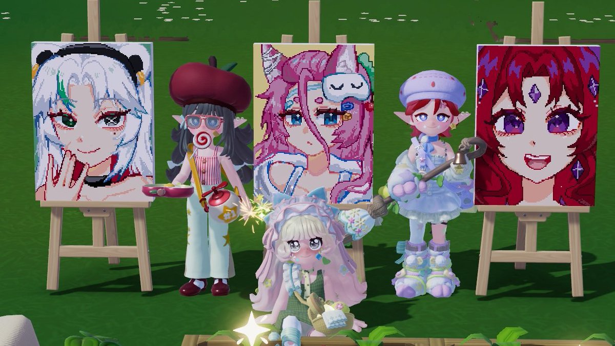 💚🩷💜 #heartopia