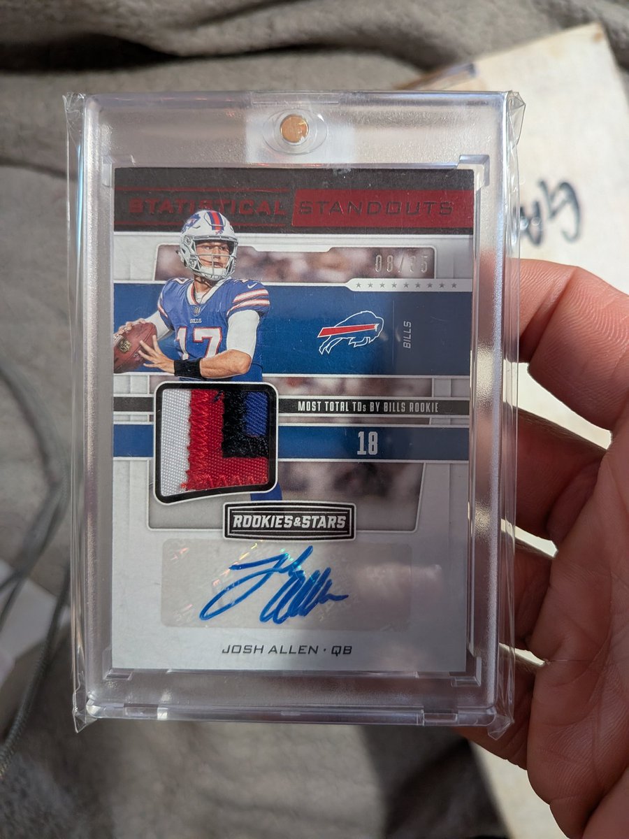StuMcCallister's tweet image. Sometimes you forget you own some fun cards. #billsmafia