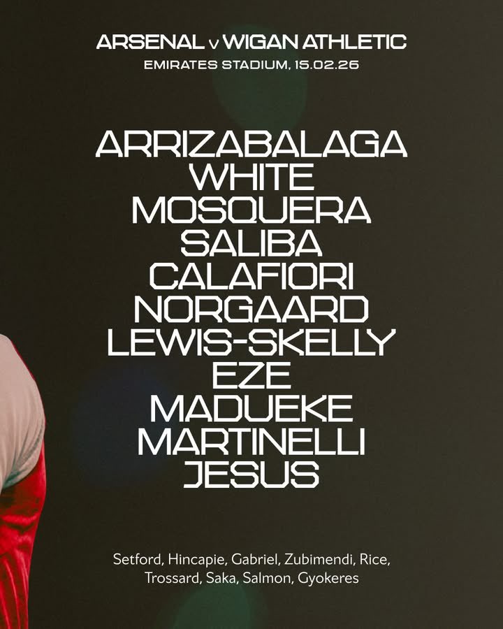 MLS mid? Uh wow. 

Dan Ben White nampaknya akan jadi captain Arsenal buat match ini. All the best dan melangkah sejauh2nya nggih kalian <a href="/Arsenal/">Arsenal</a> #COYG