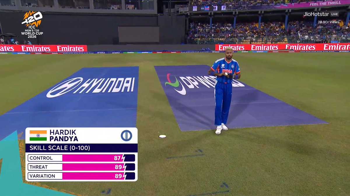 🚨FIRST WICKET FOR TEAM INDIA 🚨

HARDIK PANDYA STRIKESS 🔥🔥

#INDvsPAK
#INDvPAK 
#T20WorldCup2026