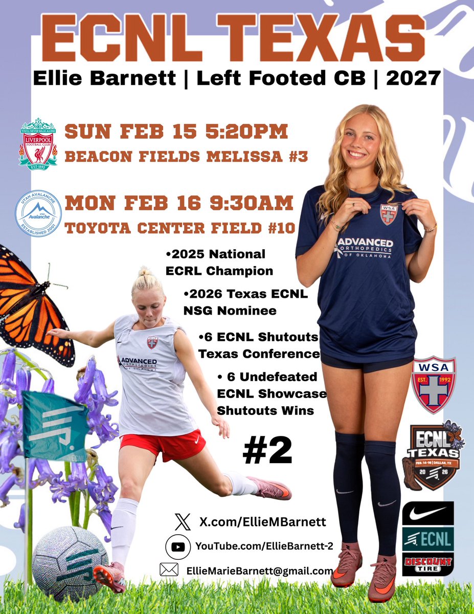 Third times the charm ❤️?

<a href="/ECNLgirls/">ECNL Girls</a> Texas Sunday &amp; Monday!

<a href="/ImYouthSoccer/">ECNL/GA/Recruiting/College Soccer</a> <a href="/ImCollegeSoccer/">College Soccer Truth ™</a> <a href="/PrepSoccer/">Prep Soccer ⚽️</a> <a href="/TopDrawerSoccer/">TopDrawerSoccer</a> <a href="/TheSoccerWire/">SoccerWire</a>