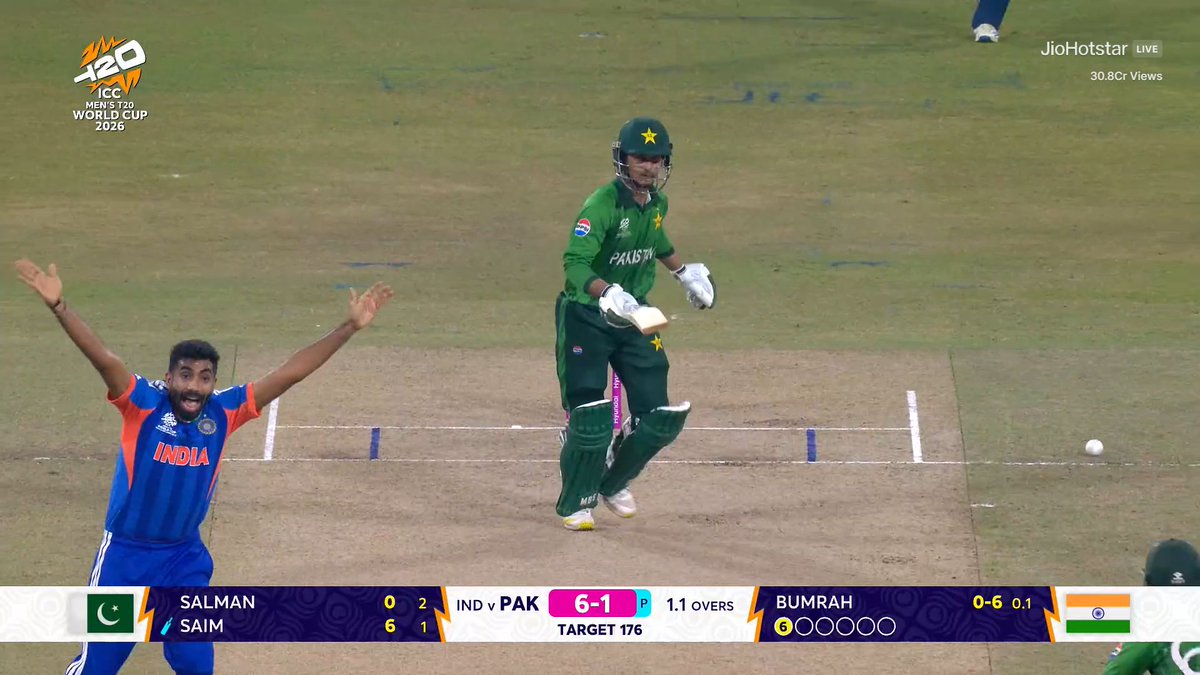 🚨 SECOND WICKET FOR TEAM INDIA 🚨

BUMRAH STRIKESS 🔥🔥

#INDvsPAK
#INDvPAK 
#T20WorldCup2026