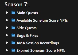 💛Soneium Season 7 Score Guide for all NFTs/Quests

📙Link - bit.ly/Soneium-GuideH…

🟡Helpers <a href="/GrimR1py/">Grim</a> &amp; <a href="/Mut3dNewt/">Mut3d</a> 💛