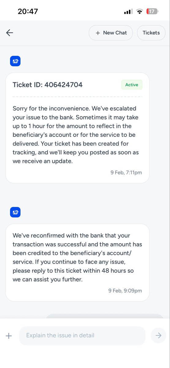 MobiKwik don’t refund my money to bank account.

I waited last 6 days but no one respond me.

MobiKwik customer care said refund pending waiting more time but no one responsible for this.

<a href="/UPI_NPCI/">UPI</a> <a href="/MobiKwik/">MobiKwik</a> <a href="/MobiKwikSWAT/">MobiKwik Support</a>