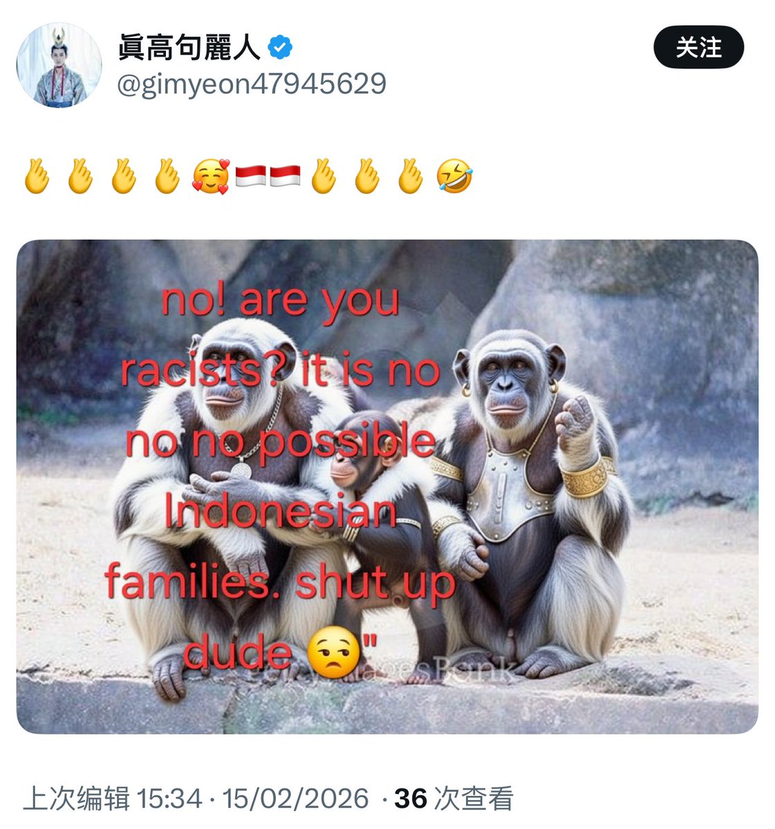 <a href="/TuanWicak/">Adi Wicaksono</a> Cuz they are really so racist 

#SEAblings #Knetz