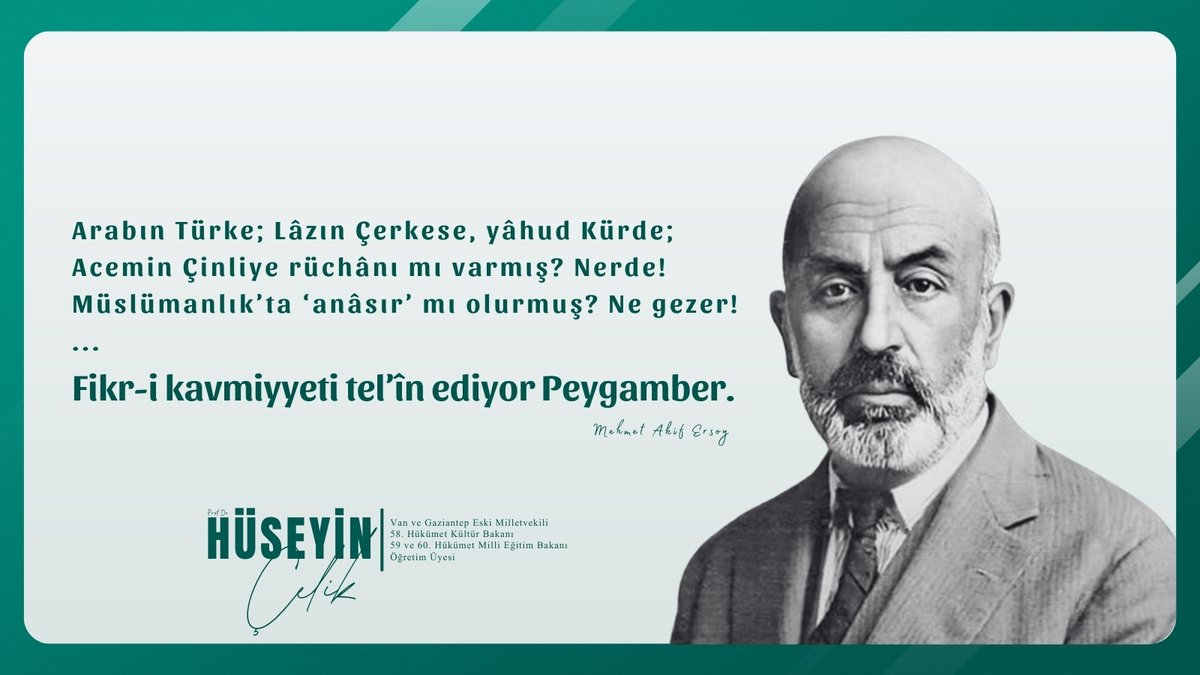 Mehmet Akif’in Menfî Milliyetçilik Eleştirisi

— II. Meşrutiyet Dönemi’nde her türlü menfî milliyetçiliğe savaş açan şahsiyetlerden biri de milli şairimiz Mehmet Akif’tir. Gerek makalelerinde gerekse şiirlerinde İslam kardeşliğini ısrarlı bir şekilde ön plana çıkarır ve vurgular.