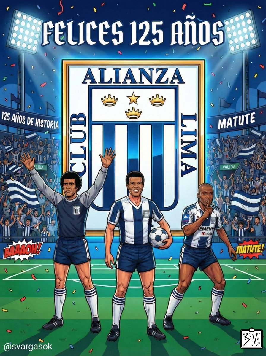 🎂 ¡Feliz cumpleaños (125), Alianza Lima!