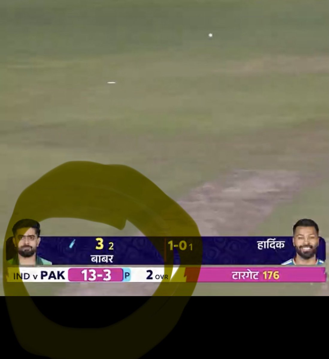 India vs Pakistan
Look at this 😜
Pak 13/3 L….