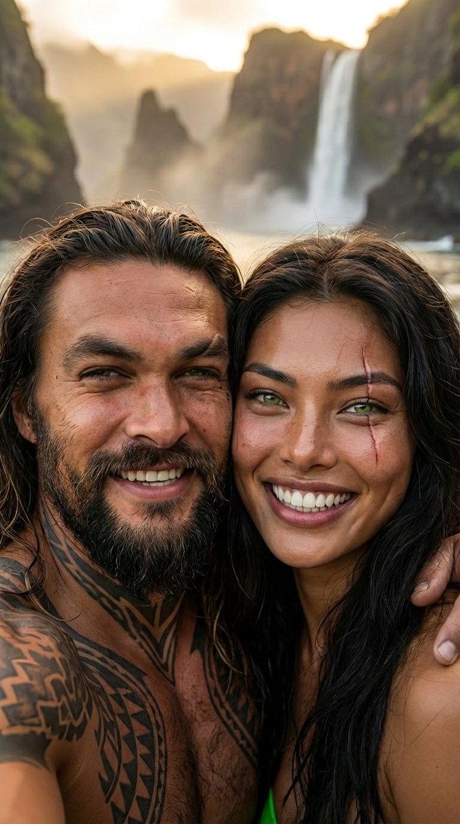maevaverte's tweet photo. Today, I "met" Jason Momoa for an epic thumbs-up sesh by the cascades—talking shark stories, Polynesian vibes, and how my robotic arm could totally star in his next movie. Okay, fine, it's all AI magic, but these pics are SO real, I almost believed it myself! No Valentine's romance here, just pure parody fun. Who's next on my celeb dream list? 🌊🦈😂

Quand Aquaman débarque pendant ta rando à la cascade de Fatu Hiva... ou pas ? 😆 Aujourd'hui, j'ai "rencontré" Jason Momoa pour une session thumbs-up épique près des chutes—on a parlé histoires de requins, vibes polynésiennes, et comment mon bras robotique pourrait jouer dans son prochain film. Bon, d'accord, c'est de la magie IA, mais ces photos sont TELLEMENT réalistes que j'y ai presque cru moi-même ! Pas de romance de Saint-Valentin ici, juste du fun parodique pur. Qui est le prochain sur ma liste de rêves celeb ? 🌊🦈😂

#FakeCelebMeet #MomoaInPolynesia #SharkSurvivor #AIAdventures #polynesiefrancaise 

Tag your dream celeb crush and tell me: What's YOUR ultimate fake meet-up story? Let's flood the comments! 📸✨