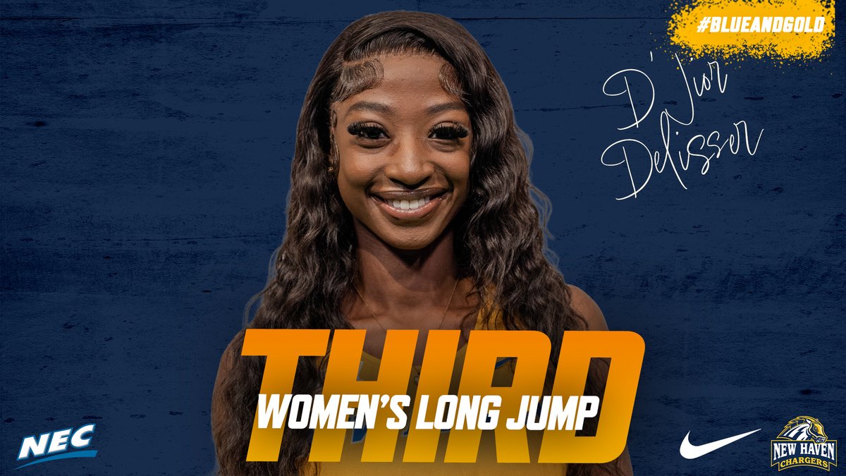 Another podium finisher!

D'Jior Delisser becomes the third athlete of the day to finish on the podium at the NEC Championships!

#BlueAndGold