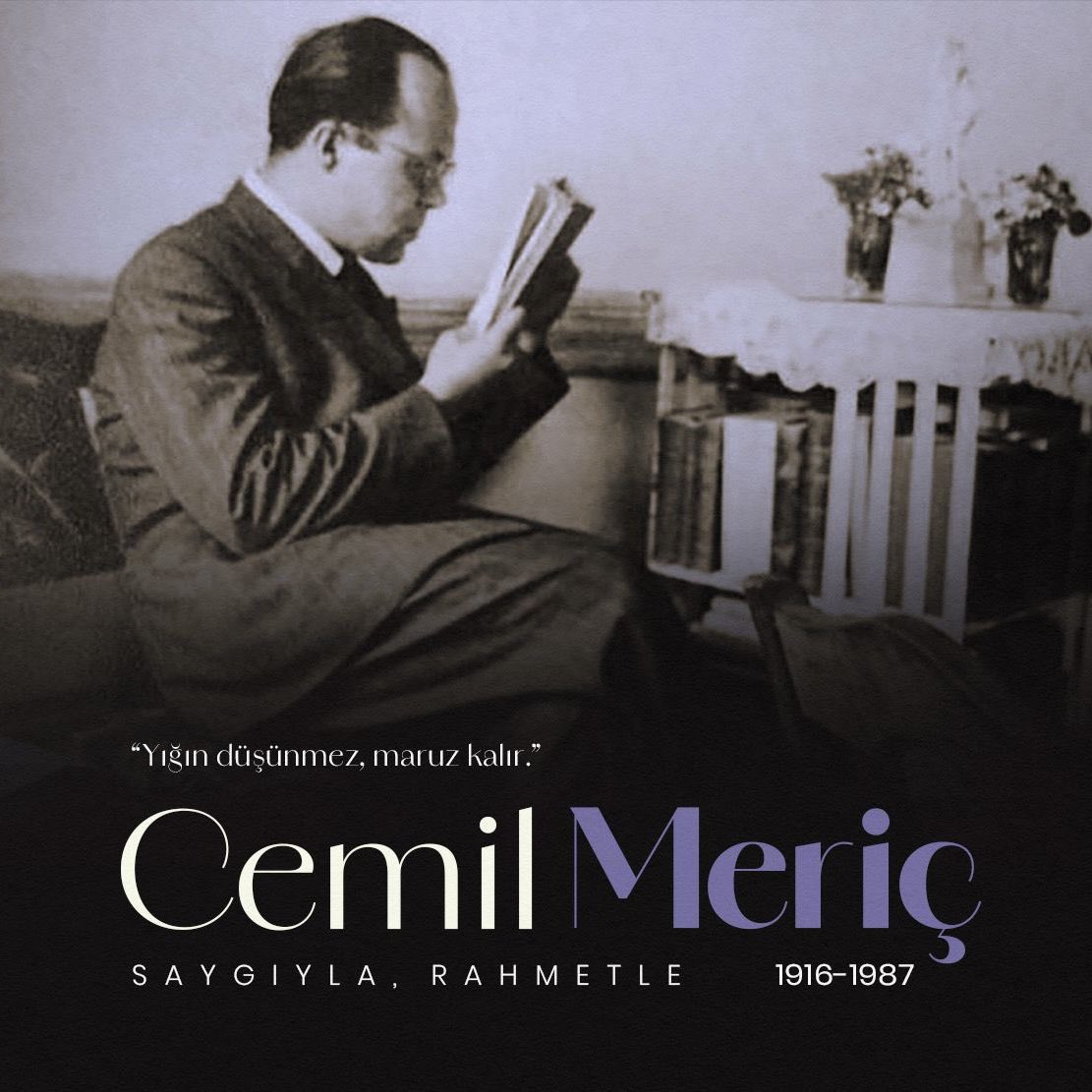Cemil Meriç tweet media
