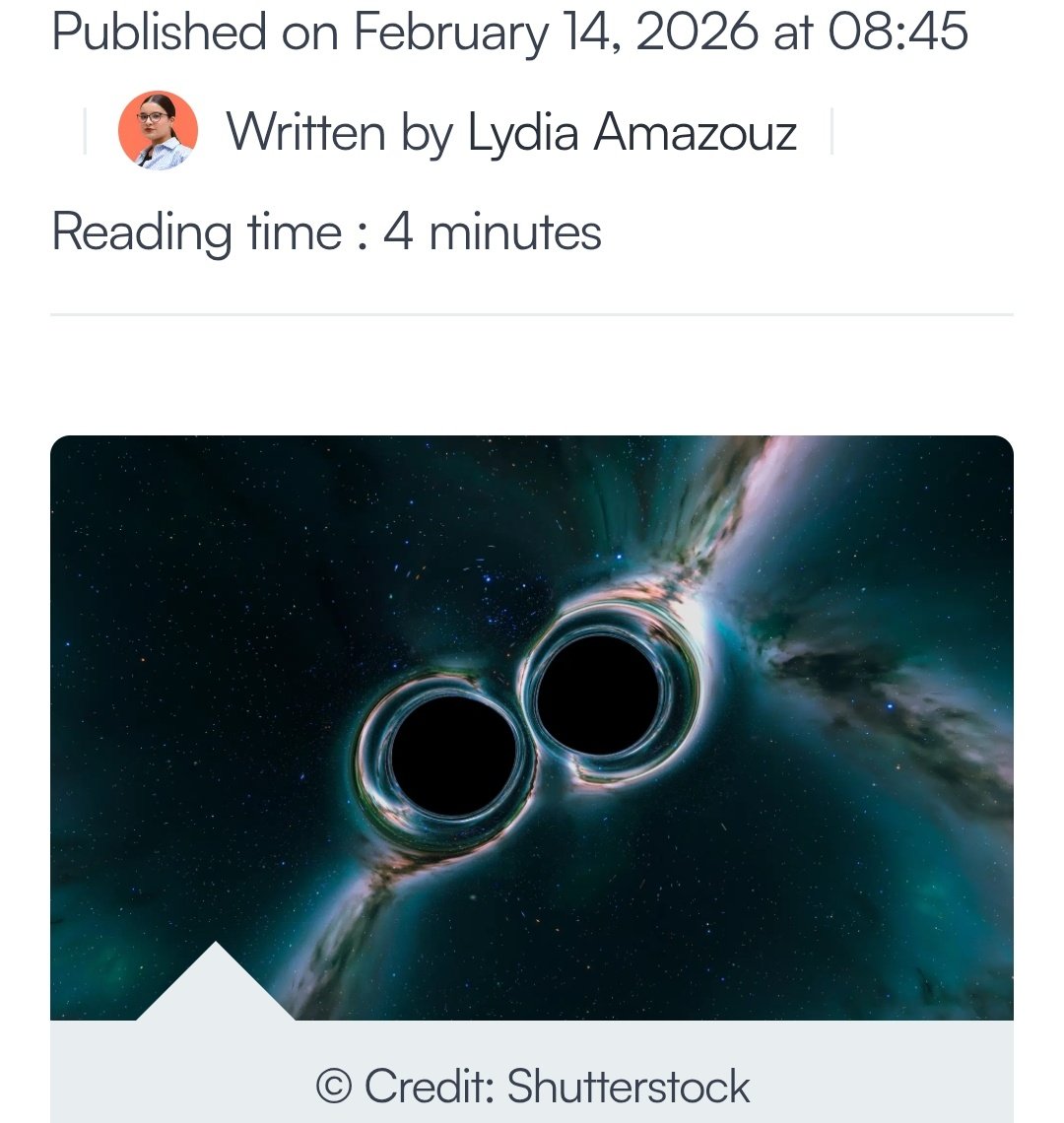 tek_nikel54's tweet image. #Loudest #GravitationalWave👾 Ever #Recorded #Reinforces #Einstein’s 100-Year-Old #Predictions. A new gravitational wave #detection, #GW250114, offers the #clearest #data yet, #validating #Einstein's #generalrelativity🤖

#Tek_nikel54
dailygalaxy.com/2026/02/loudes…
