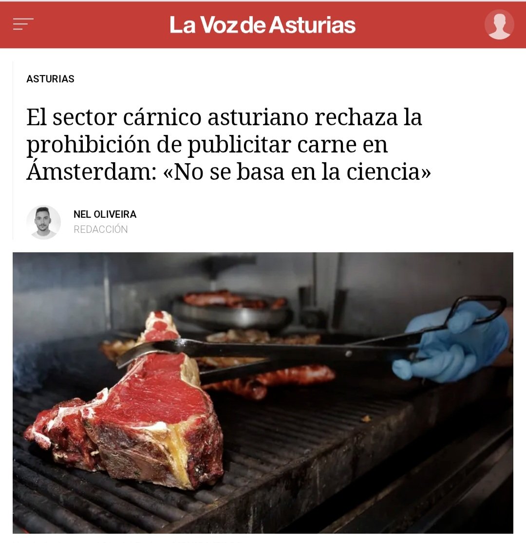 El sector cárnico asturiano miente:
El IPCC lleva años alertando del impacto climático de la ganadería. La OMS recomienda moderar el consumo de carne roja. No se prohíbe comer carne, se limita su promoción pública. Negar la evidencia no la hace desaparecer
lavozdeasturias.es/noticia/asturi…