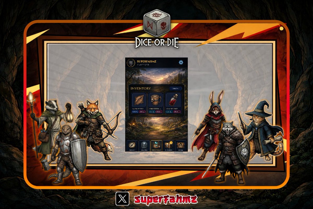 <a href="/DiceOrDieGame/">DiceOrDie.fun</a> Update

First Blood Reward have been distributed. Check your in-game inventory.

Eligibility requirements:
🔸Reach Stage Lvl 3
🔸Actively create Dice or Die content on X
🔸Actively provide feedback and report bugs

Playtest 1 ends today. Playtest 2 begins next week