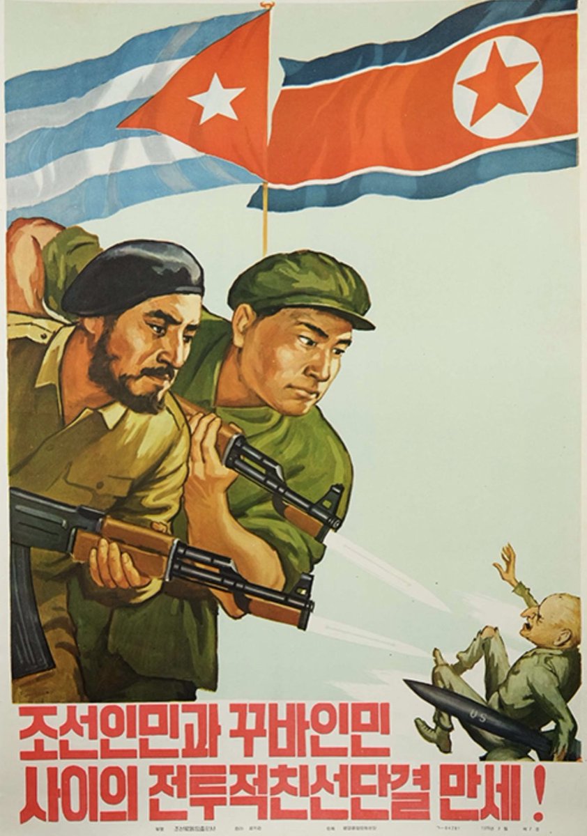 “Long live the militant friendly unity between the Korean people and the Cuban People!”