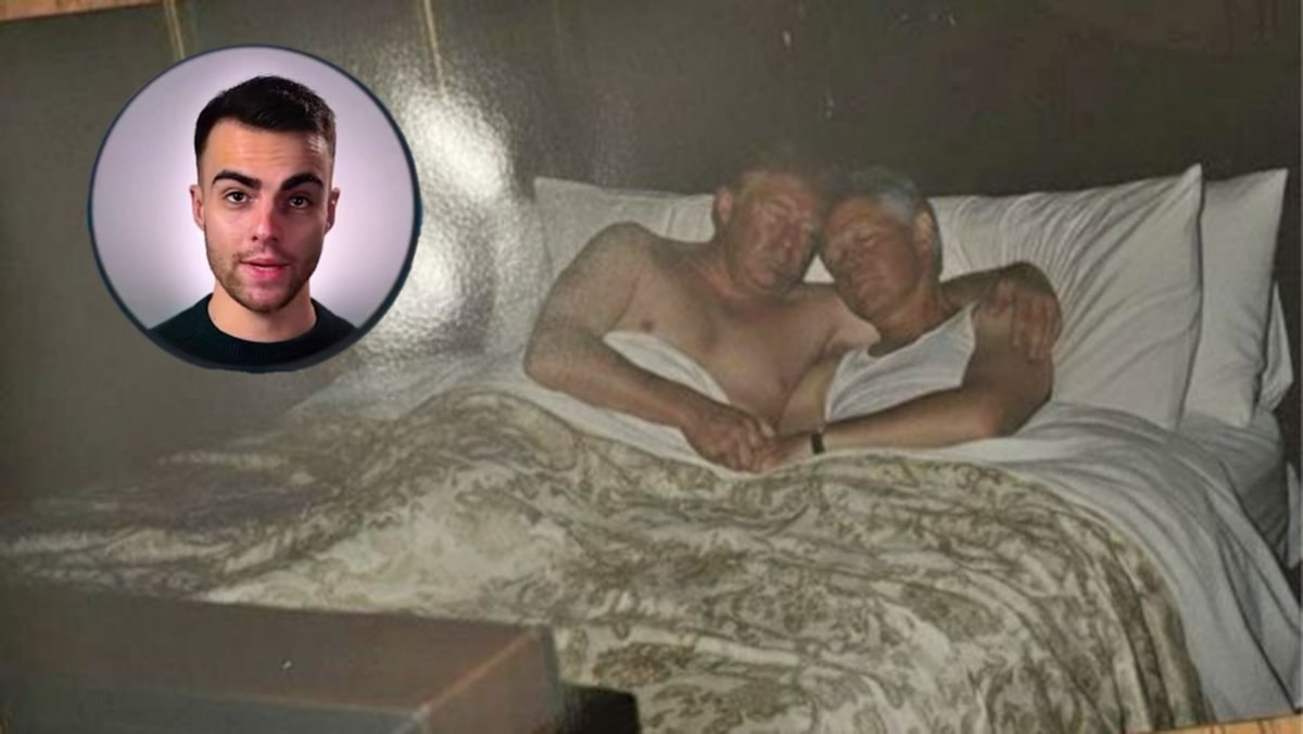 Pour cette photo créative, j'ai placé mes deux sujets dans des draps de soie en leur demandant de se faire des câlins. Le but était de montrer que même les dirigeants des USA peuvent être un peu woke et homo. Pour qu'au final la photo...