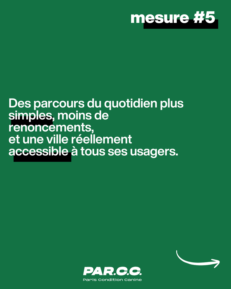 La place du chien en ville ne peut plus être une succession de réponses fragmentées. Au même titre que d’autres politiques urbaines, elle mérite une vision globale. Nous proposons 10 mesures.  
Mesure 5: rendre accessible aux chiens les lieux de vie du quotidien