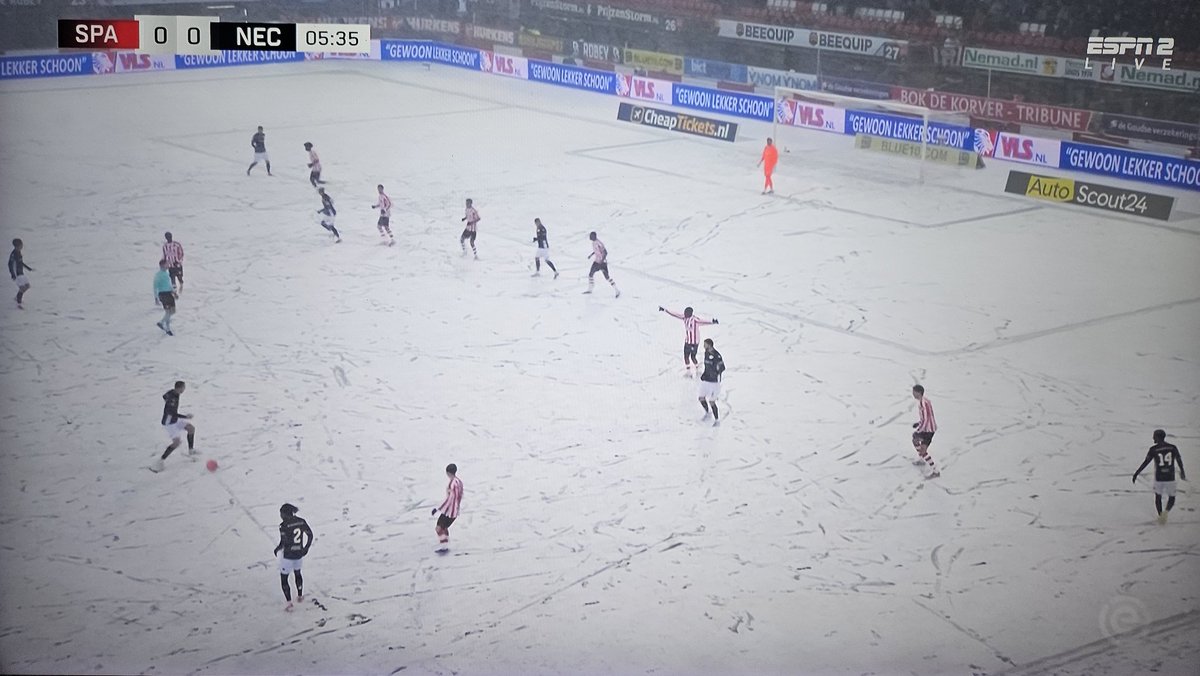 De vraag is wint Sparta of NEC de gouden medaille. #SPANEC #OlympischeWinterspelen