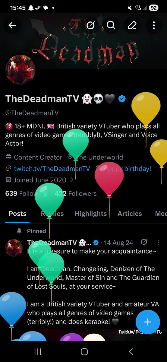 TheDeadmanTV 👻💀🖤 tweet media