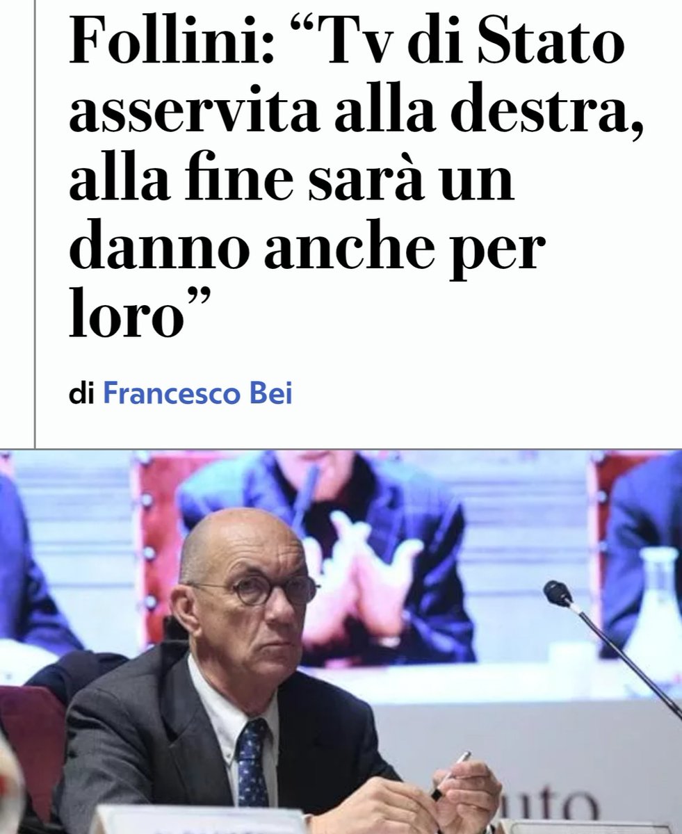 La Sx scopre che la Tv di Stato è asserita solo quando il governo è di Dx.
Poi ogni giorno in Tv, vedi conduttori, comici, giornalisti ecc ecc ma questo per loro, non conta! 😳😳