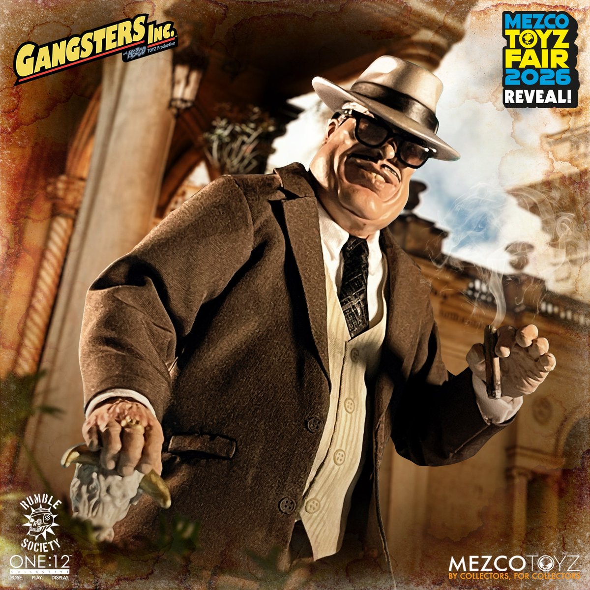 mezcotoyz's tweet photo. Mezco Toyz Fair 2026 Reveal #5: One:12 Collective #GangstersInc. - Giovanni "Don" Moncinni 💨 https://t.co/Uz88ouGKCR