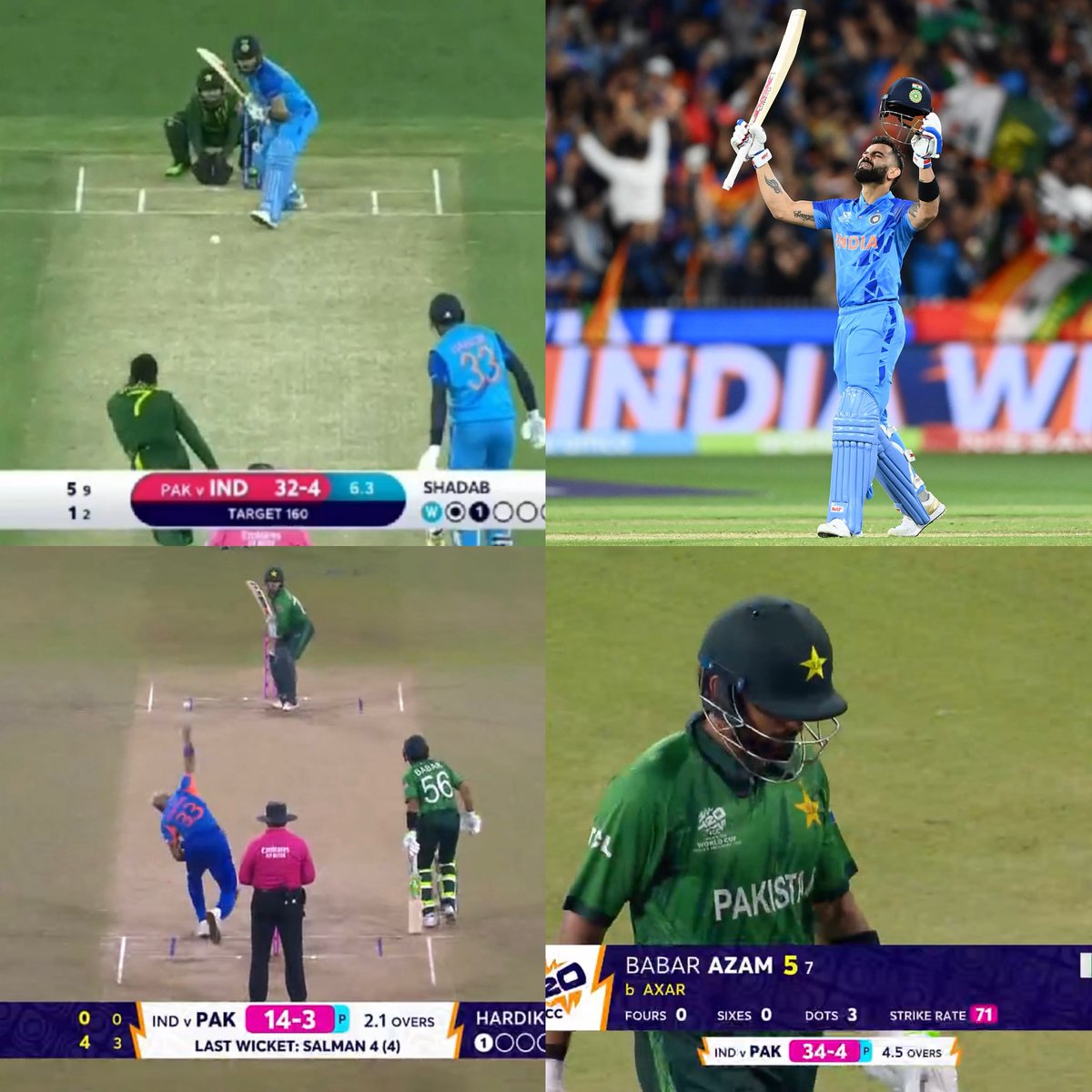 You can never be him, 
You can never be Virat Kohli