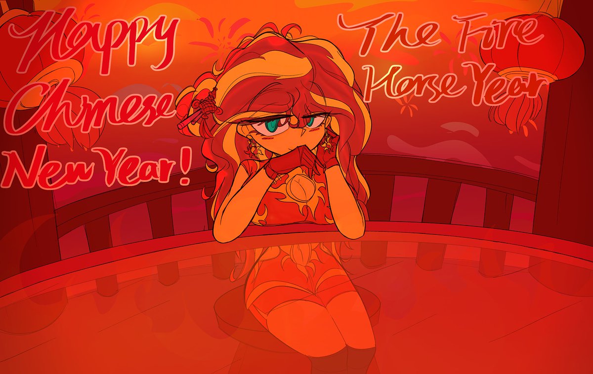 Dedicating this painting to the upcoming advent of Chinese New Year and my love for M.L.P. and Sunset Shimmer.
#ChineseNewYear2026 #EquestriaGirls #mylittlepony