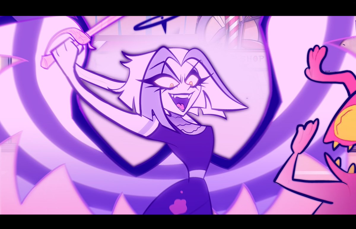 AKNURWXX's tweet image. Oh Lute! #Hazbinhotel #hellaverse #Guitarspear